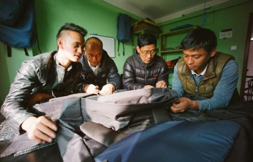 ネパールに開設した子会社の様子